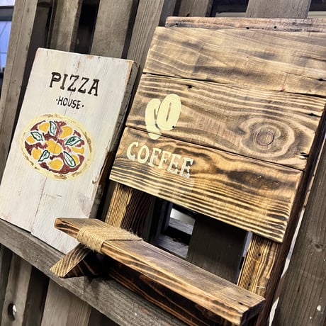 オリジナルプレート "pizza house" 看板 サインプレート