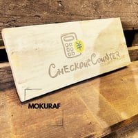 sign plate（CHECK COUNTER)
