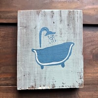 オリジナルプレート　Bathroom　お風呂　サインプレート