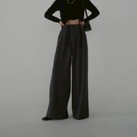 Tuck Wide Straight Pants