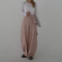 Asymmetry Pink Cargo Pants
