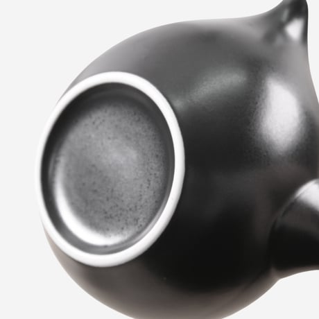 常滑焼　ちゃーみる　黒　満水容量430ml