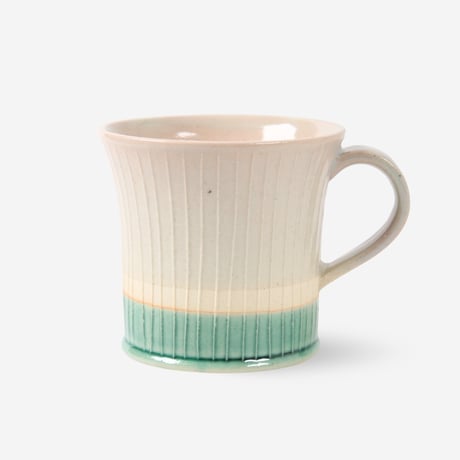 美濃焼　マグカップ　白　満水容量260ml