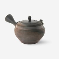 常滑焼　火窯変松皮急須　セラメッシュ　満水容量360ml