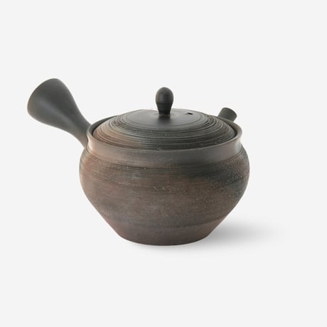 常滑焼　火窯変松皮急須　セラメッシュ　満水容量360ml