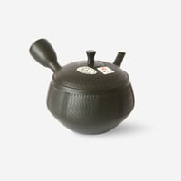 常滑焼　櫛目急須　セラメッシュ　満水容量280ml　木箱入り
