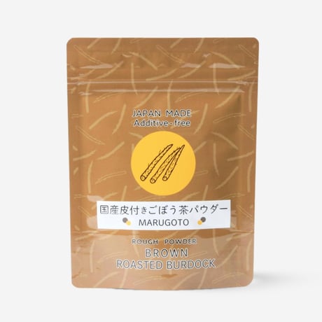 国産皮付きごぼう茶パウダー　MARUGOTO　30g