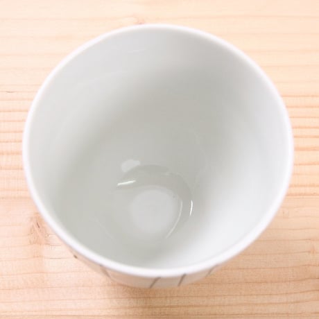 波佐見焼　湯呑　ドットライン　黒　満水容量220ml