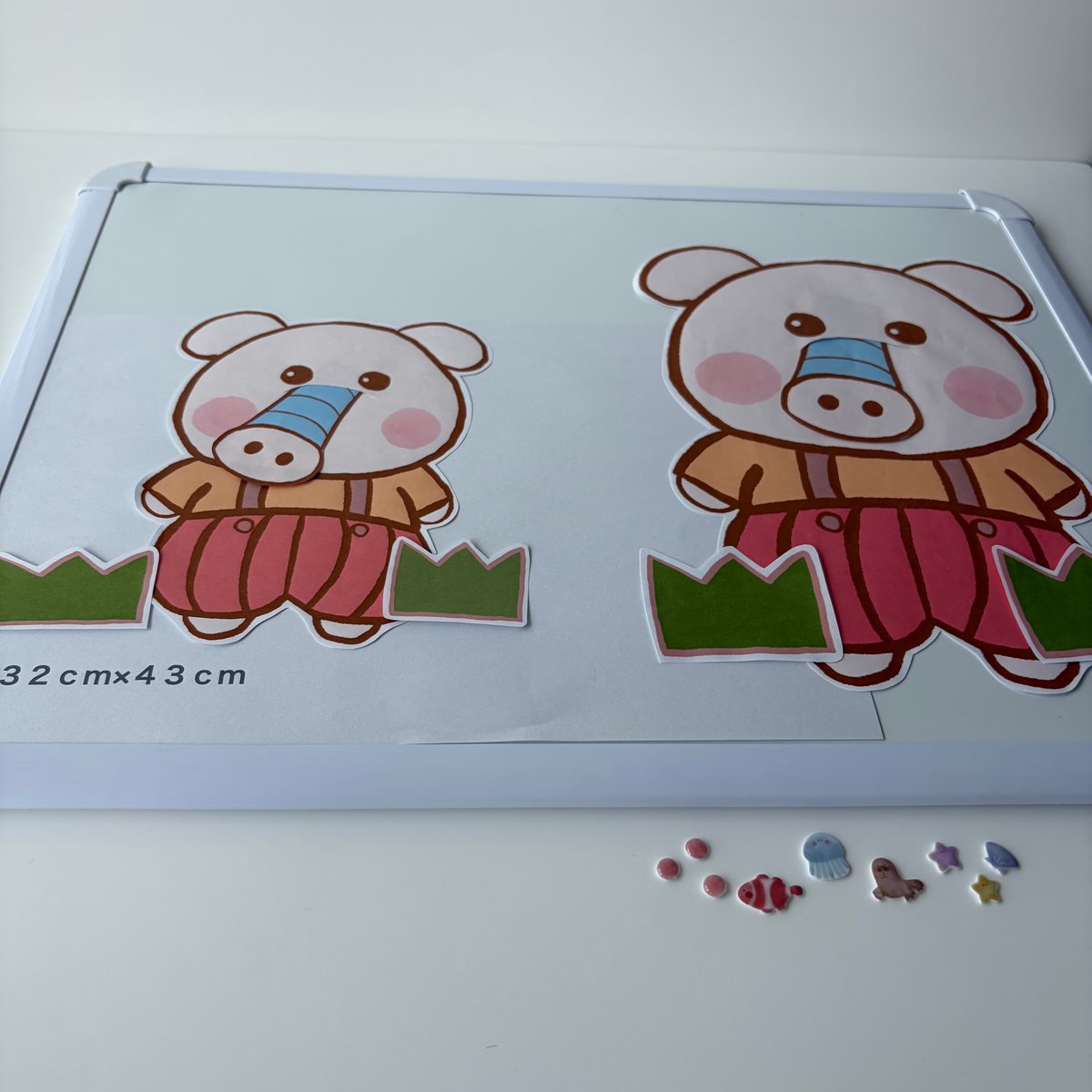 *＊dream＊*.・様オーダー品　こぶたがみちをパペット dream＊*.・様オーダー品 こぶたがみちをパペット dream＊*.・様