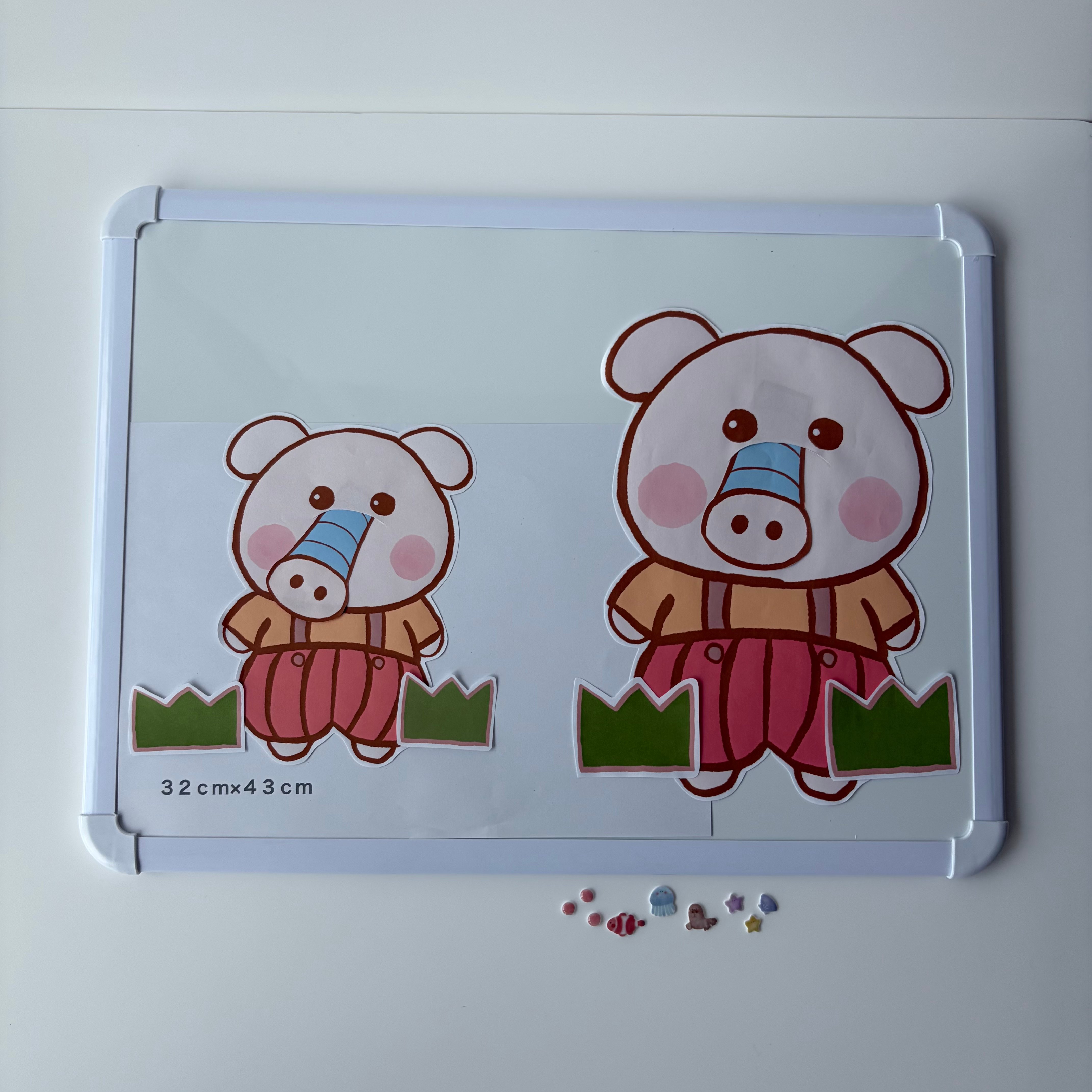 データ販売】こぶたがみちを 通常サイズ 保育教材 | ラッキー先生の