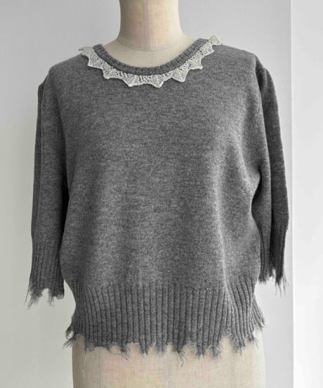 Cashmere Half Sleeve Top