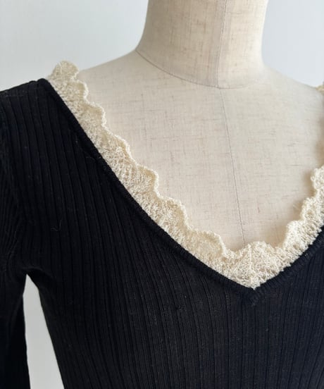 Silk  Rib top