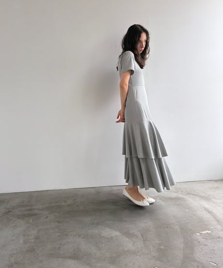 T-shirt tiered dress