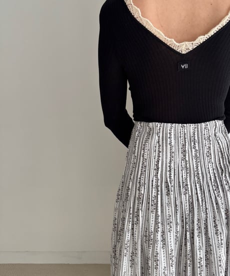 Silk  Rib top
