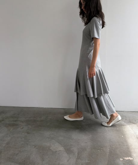 T-shirt tiered dress