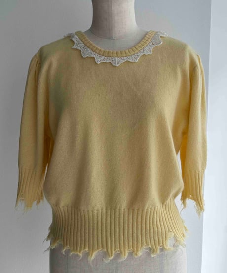 Cashmere Half Sleeve Top