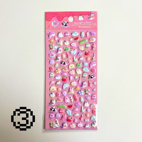 ぷくミニ マシュマロシール③