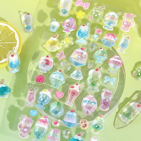 2026夏限定 きゅるるんシール 【ビージーエム】