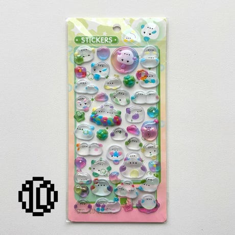 ぷくぷくシール⑨ 3Dsticker