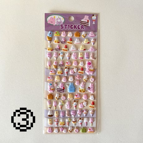 ぷくミニ マシュマロシール④