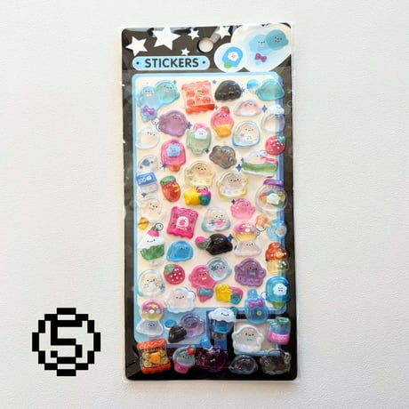 ぷくぷくシール⑨ 3Dsticker