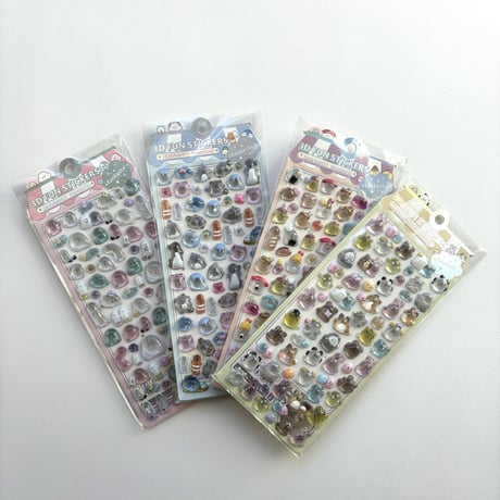 3D FUN STICKERS オバケーヌ  【中国正規ライセンス品】