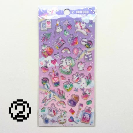 ちょいぷくシール ぺんぎん ユニコーン 全2種