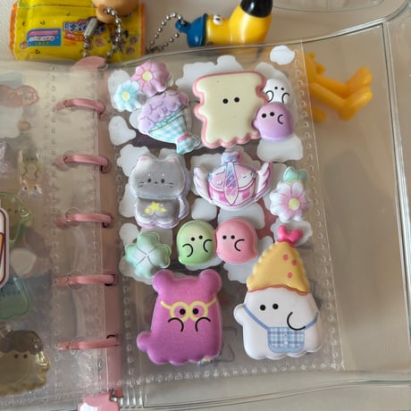 ぷくふわマシュマロシール オバケーヌ  【中国正規ライセンス品】
