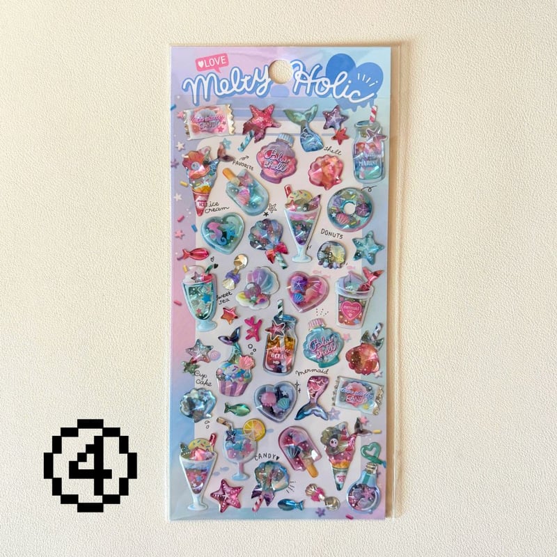 ちょいぷくシール③ メルティーホリック | ぺたりんこ商店