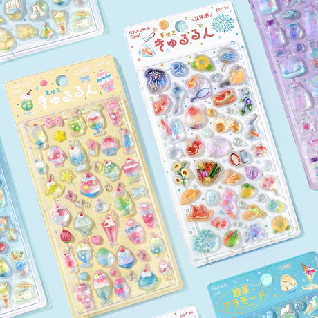 2026夏限定 きゅるるんシール 【ビージーエム】