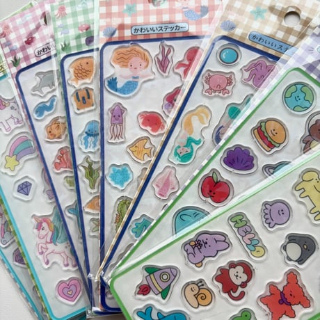 キャンディーシール キラキラ アクリルシール  全8種