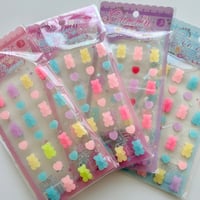 Gummy Bear ぷっくりグミキャンディーシール　全4種