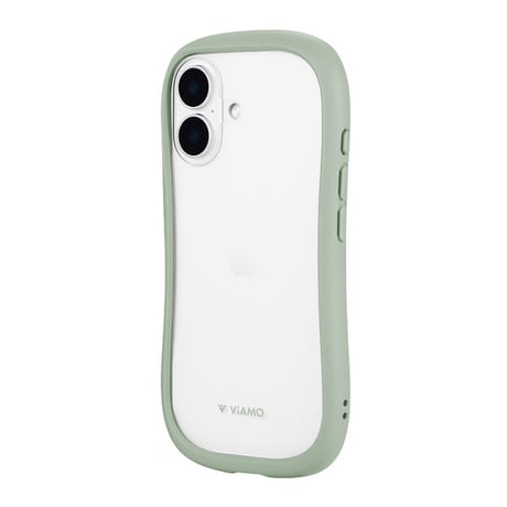 LEPLUS NEXT iPhone16 ケース 耐衝撃 ViAMO freely アイフォン16 カバー ハイブリッド 耐傷 背面クリア グレー ピンク ブルー ミント 持ちやすい ビアモ