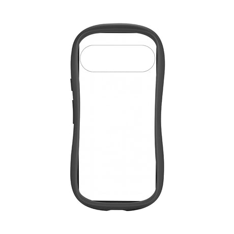 LEPLUS NEXT Pixel 9 / 9 Pro ケース ダークグレー 耐衝撃 ViAMO freely ピクセル9 カバー ハイブリッド 背面クリア 持ちやすい ストラップホール付