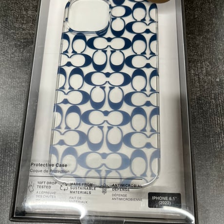 COACH コーチ iPhone 14 / iPhone 13 Coach Protective Case -Signature C Blue CIPH-114-SCOGB Ombre