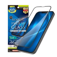 iPhone 14 Plus / 13 Pro Max ガラスフィルム ブルーライト60％カット 10H 角割れしない フルカバー クリア/ブラック TR-IP22L2-G3-B6CCBK