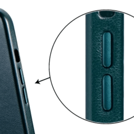 iPhone13 ケース 背面ケース Vahane ボトルグリーン 緑 PUレザー シェルケース 薄型 軽量 スリム 高級感 シンプル 大人 おしゃれ アイフォン13 カバー ルプラス