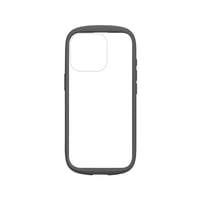 LEPLUS NEXT iPhone16Pro ケース 耐衝撃 ViAMO freely  カバー ハイブリッド 耐傷 背面クリア ライトグレー 持ちやすい くびれ ストラップホール付