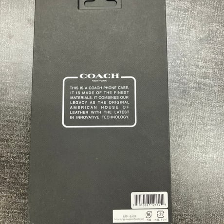 COACH コーチ iPhone 12 Pro / iPhone 12 Slim Wrap Case - Signature C Khaki ZUA1MS