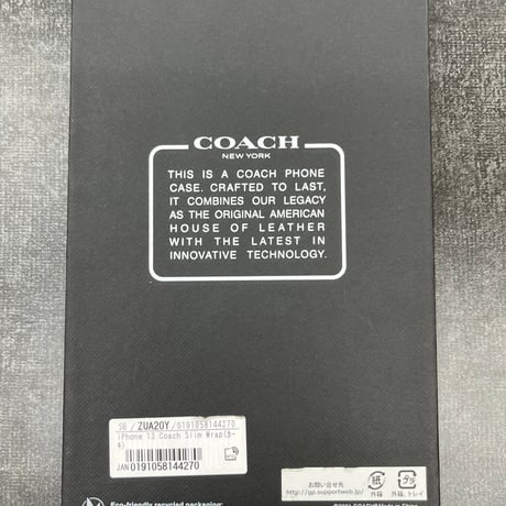 COACH コーチ iPhone 13 Coach Slim Wrap - Signature C Khaki ZUA20Y CIPH-098-SCKHK