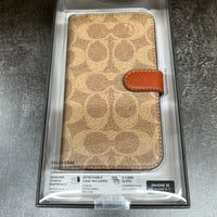 COACH コーチ iPhone SE3/SE2/8/7 Coach Folio Case - Signature C Khaki CIPH-080-SCKHK-SB