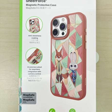 Belkin iPhone16Pro Max  iPhone15Pro Max ケース ズートピア ディズニー MagSafe 耐衝撃 指紋防止 オレンジ プロマックス 限定 ベルキン