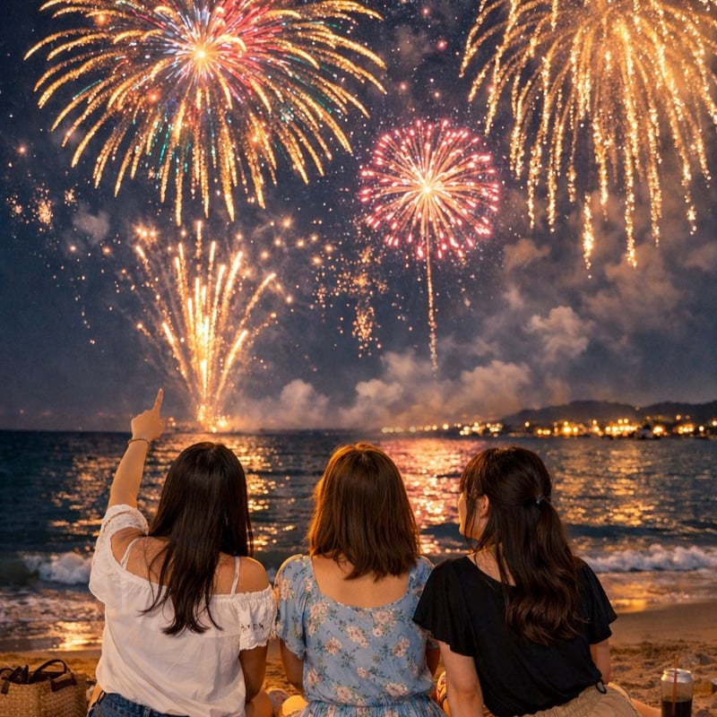 4/4開催【メイン会場】サンセットビーチエリア（1名）🚗駐車場1台付き