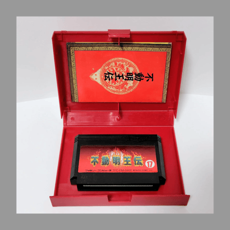 タイトー ファミコンソフト 不動明王伝 箱 説明書 付き FC