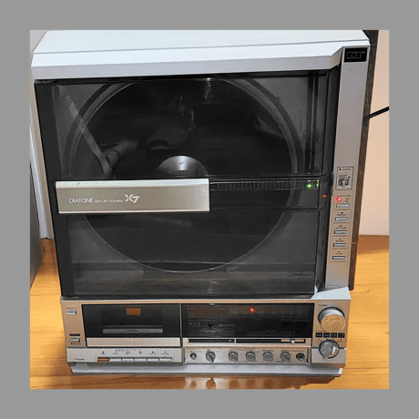 DIATONE（三菱電機） X-7BM 縦置き型（バーティカル） レコードプレーヤー DIATONE SPEAKER SYSTEM MODEL SS-7BM スピーカー カセットプレーヤー ラジオ