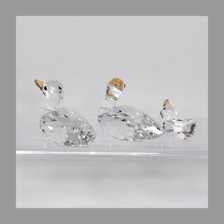 SWAROVSKI スワロフスキー アヒル クリア・クリスタル