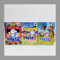 エポック社 NINTENDO 64 ドラえもん のび太と3つの精霊石 のび太と光の神殿 のび太の町SOS! セット 任天堂 N64 箱 説明書 付き