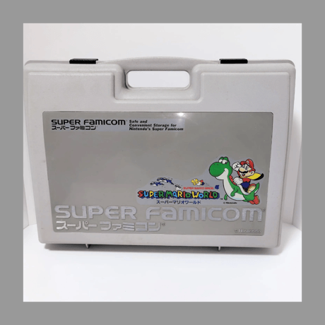 任天堂（NINTENDO） スーパーファミコン スーパーマリオワールド 本体＆カセット収納ケース
