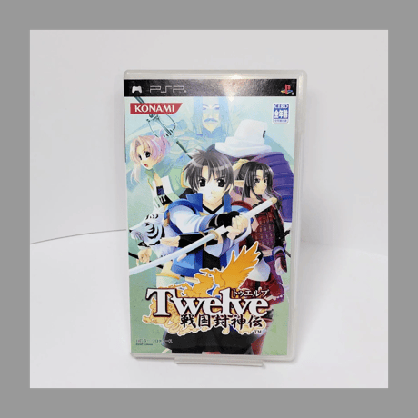 KONAMI PSP Twelve ～戦国封神伝～ 箱 説明書 付き プレイステーションポータブル