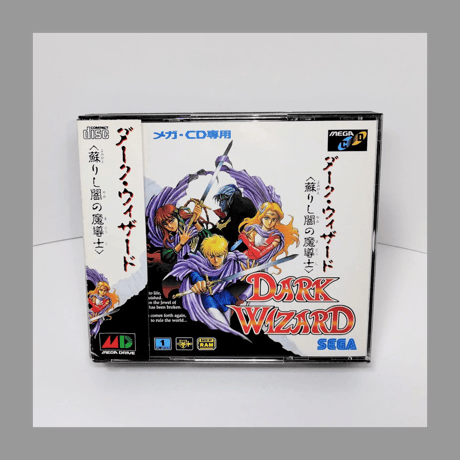 セガ MCD ダークウィザード 蘇りし闇の魔導士 メガドライブCDソフト メガCD 帯付属